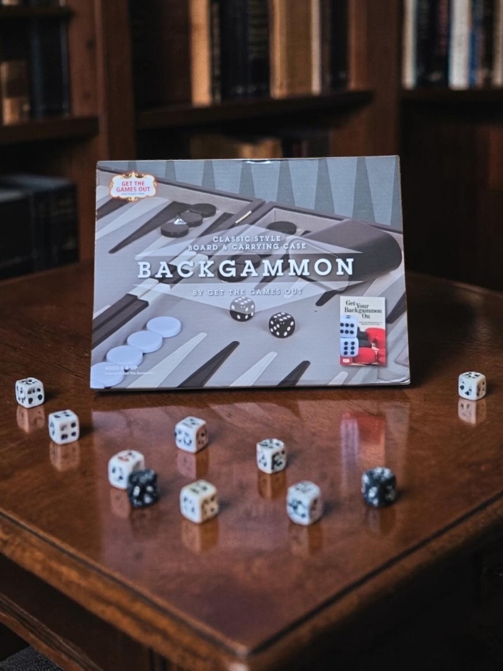 Backgammon Classic-Style Board Game New Open Box